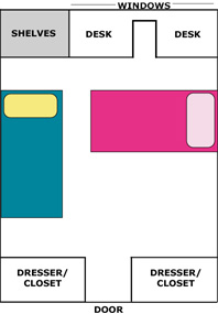 Brownlee Hall Layout Image