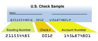 Routing & Account Number